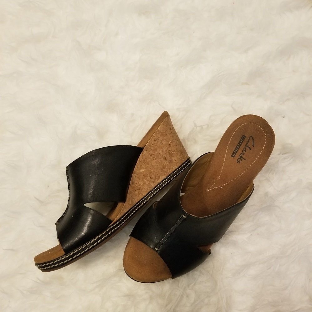 Womens Clark's wedge sandal